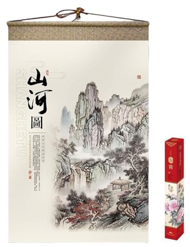 Chinesischer Wandkalender 2026, das Jahr des Pferdes, zum Aufhängen an der Wand, Mondkalender für das chinesische Neujahr, Heimbüro, chinesisches Restaurant, Sup(F)