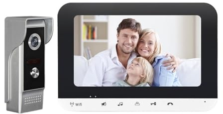 WAFOHSR Wifi Campanello Visivo Villa Di Divieto Citofono Telefono Cellulare APP Intelligente Remoto Audio Bidirezionale