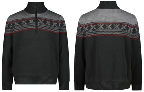 CMP Herren Pullover Sweat Knitted WP mit Wind Protect Membrane