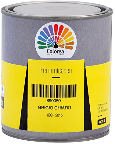 SMALTO FERROMICACEO 'COLOREA' Lt. 0,750 Grigio scuro 890052