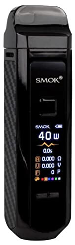 SMOK RPM40 Pod Kit 1500 mAh, Pod-System 4,3 ml/4,5 ml, Riccardo e-Zigarette, bright black