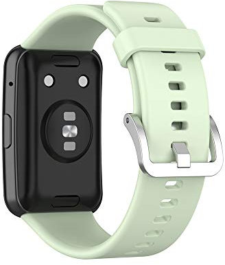 KINOEHOO Bracelet de montres Compatible avec HUAWEI Watch Fit Bracelets de remplacement en Silicone.(Vert)