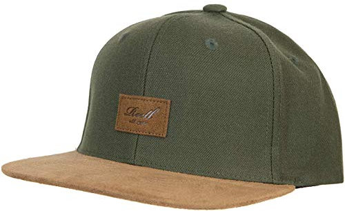Reell Suede Snapback Cap (one Size, Dark Olive)