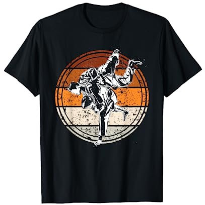 Judoiste Retro Art Martial Sparring Sport De Combat Judo T-Shirt