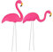 ASAB Garden Flamingo Set of 2 Pink Yard Lawn Statue Party Ornament, Art Decor, Outdoor Decoration Garden Statue for Yard Lawn Decoration Gift Outdoor Decorations for Lawn