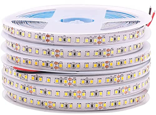 Ruban LED 12 V 2835 5 m 10 m 15 m 20 m Blanc naturel/blanc chaud/blanc froid Décoration de la maison (120 LED blanc naturel, non étanche IP20)
