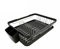 Invero Stylish Kitchen Sink Dish Drainer Rack - With Removable Drip Tray Base and Cutlery Holder - Ideal for all Kitchens for Drying Plates, Bowls, Mugs, Cutlery and more - Black (41 x 32 x 9.5cm)