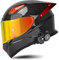 BCBKD Motorrad helme Carbon Integralhelm mit Bluetooth intercom ECE-zugelassener Scooter-Motorradhelm für Damen Herren Rennrad-Motorradhelm mit Doppelvisier F,XXXL