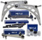BESTPRICE 2x Querlenker Vorderachse, 2x Koppelstange, 1x Querlenkerlagersatz mit Halter, 2x Spurstangenkopf, 2x Axialgelenk Kompatibel mit BMW 3er (E46), Z4 Coupe (E86), Z4 Roadster (E85)
