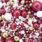 A Pinch Of - Pearls Mix - Mulled Wine - Pearl Cake Topper Sprinkles - 30g Edible Shimmer Ball Festive Christmas Cake Toppers - Christmas Cake Decorations UK for Christmas Baking