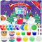 PANSHAN Fidget Adventskalender 2024 Crystal Slime Weihnachten Countdown Kalender Spielzeug Urlaub Set 24 Tage Xmas Überraschung Geschenk Spielzeug für Kinder Mädchen Jungen Alter 3 4 5 6 7 8 9+, Blau