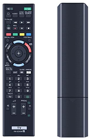 GOUYESHO Telecomando di ricambio RM-ED058 per Sony, compatibile con KDL-48W585B KDL-48W605B KDL-50W705B KDL-50W805B KDL-50W829B KDL-55HX753 KDL-55W828B KDL-60W605B KDL-60W855B