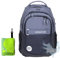 Elephant Schulrucksack Hero Signature Rucksack Schultasche Schulmappe Daypack Mädchen mit Regenhülle +r (Color Block Schwarz Athrazit 13047)