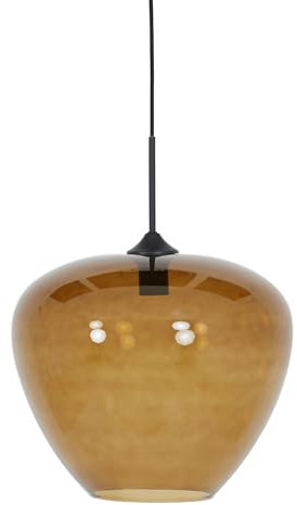 Light & Living Hängeleuchte Mayson - Braun - Ø40cm - Rund - Glas - Hängelampe & Pendellampe - Lampe Wohnzimmer & Schlafzimmer - Pendelleuchte Esstisch