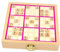 Baoblaze Holz-Sudoku-Spielbrett, Holz-Sudoku-Brettspiel-Set, Schubladen zur Aufbewahrung, Sudoku-Brettspiel für Kinder im Alter von 7–14 Jahren, ROSA