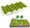 Helweet Static Grass, Statische Grasbüschel, Grass Tufts Statische, 32 Stück Modellbau Gras, Geeignet für DIY Landschaften, Modelleisenbahnszenen, Architekturmodelle, Mini Feengärten