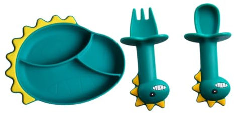 Toyvian 3piezas Vajilla De Para Bebés y Plato Para Guardería Seguridad y Práctica