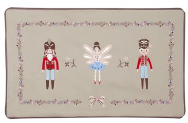 GreenGate Cindarella Kissenhülle Bedruckt Pale Grey 30x50cm
