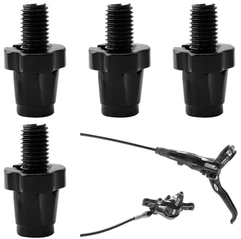 Cerioll Bremshebel Einstellschraube, Aluminiumlegierung Einstellschraube, 4 Stück Einstellschraube Mountainbike, M7 Fahrrad Bremshebel Einstellschrauben, M7 Fahrradbremse Einstellschraube