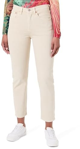 Levi's Women's 501 Crop Jeans, Spacey Brown Rice, 31W / 28L
