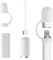 LadAdapter und Ersatzmagnet Kappefür Apple Pencil Gen,Zubehör für Apple Pencil 1 mit Tether-Adapter und Silikon-Schutzkappe, Adapter für Apple Pencil 1 auf USB C,Adapter von USB-C auf Lightning