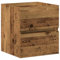 vidaXL Meuble sous évier en Bois Ancien 41x38.5x45 cm Bois d'ingénierie