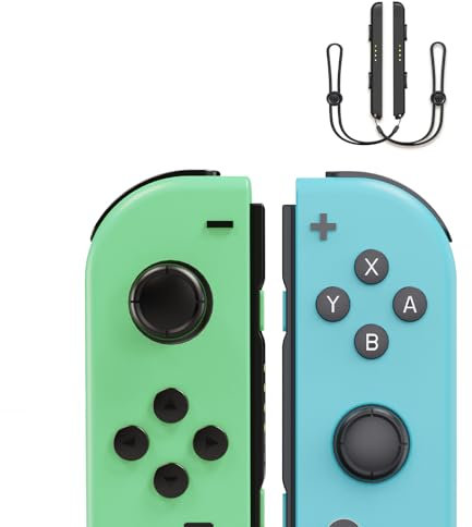 Youglay Manette Switch sans fil, L&R Manettes de Switch Controller pour Switch/OLED/Lite, Double Vibratio, Capture D'écran