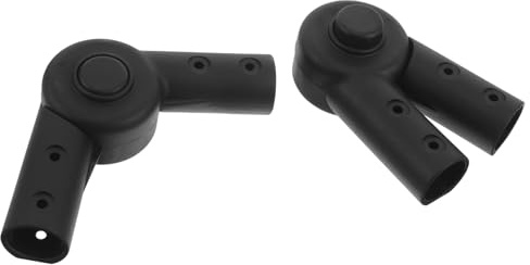 Mikinona 2 Stück Kinderwagen Verbindungsgelenk Adapter für Kinderwagensitze Faltbarer Sitzverbinder 25mm Rohr Schwarz Kompatibel für Buggys und Kinderwagen Modelle