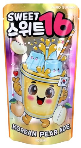 Sweet16 Koreanische Birnenlimonade zuckerfreies Getränk 200ml