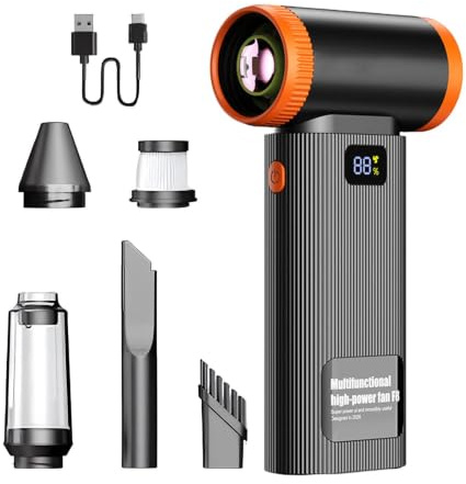 Electric Compressed Air Duster 5 Speeds Rechargeable 130000RPM Portable