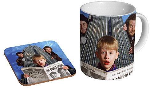 Home Alone Lost in New York Ceramic Coffee Mug + Coaster Gift Set …