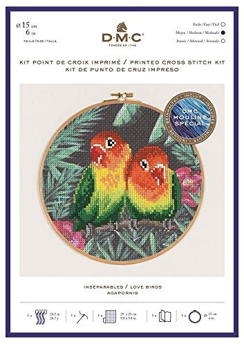 DMC Cross Stitch Kit - Love Birds (BK1791)
