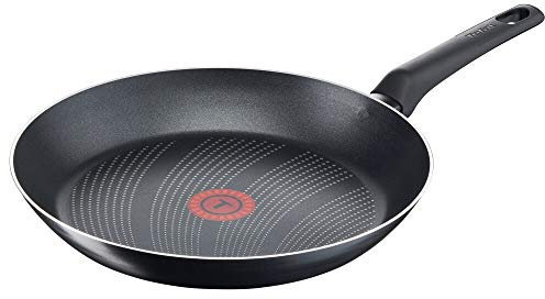 Tefal Cook 'N' Clean B29908 Frying Pan, Aluminium, red