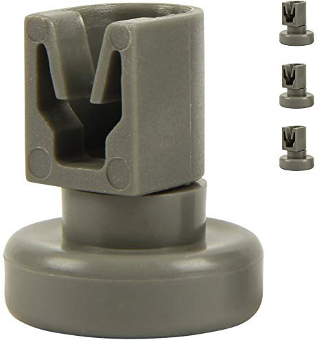 McFilter | 4X Oberkorb-Rollen für Geschirrspüler | Korbrollen für Spülmaschine | hitzebeständiger Kunststoff | Ersatzteile geeignet für AEG Favorit, Privileg, Zanussi, Juno