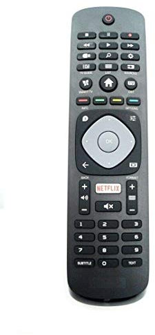 Télécommande Netflix Remote Control 398GR08BEPHN0025J Compatible with Philips Smart LED TV
