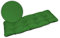 SuperKissen24. Sitzkissen Bankkissen Bankauflage für Gartenbank - 180x50 cm - Outdoor und Indoor - grün
