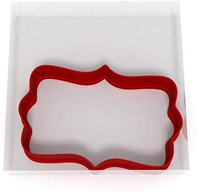 10CM Plaque Shape Cookie and Fondant Cutter