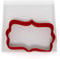 10CM Plaque Shape Cookie and Fondant Cutter