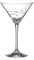 DIAMANTE Swarovski Martini Cocktail Glass - 'Spiral' Hand Cut Design Embellished with Swarovski Crystals
