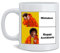 Bob Offiziell lizenzierte Ross Tasse No Mistakes Just Happy Accidents Meme, lustige Wortkunst, coole motivierende Retro-Vintage-Stil, positive Energie, lustiges Geschenk, 340 ml