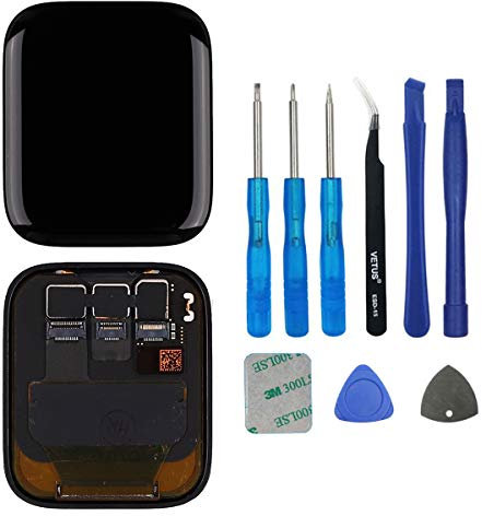 swark Display LCD compatibile con iWatch Series 4 (44 mm) Model A1976 A1978 A2008 GPS + Cellular/GPS Screen and Digitizer Assembly + Tools