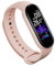 QERMULA Orologio Fitness Tracker con cardiofrequenzimetro, smartwatch Sportivo M5 Fitness Tracker, pedometro da Passeggio per Uomo Donna (Nero/Rosso/Blu/Rosa) Braccialetto Intelligente Rosa