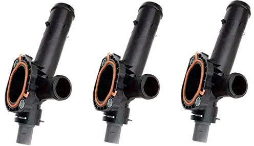 Grendly 3 termostati per refrigerante per auto con sensore di temperatura, termostato per acqua 2H 2.0D 2010 03L121131M