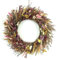 18 Inch Door Wreath Natural Dried Flower Door Wreath Front Door Wreath with Dried Flower for Front Door Window Wall Hanging Party Decoration (Multicolor)