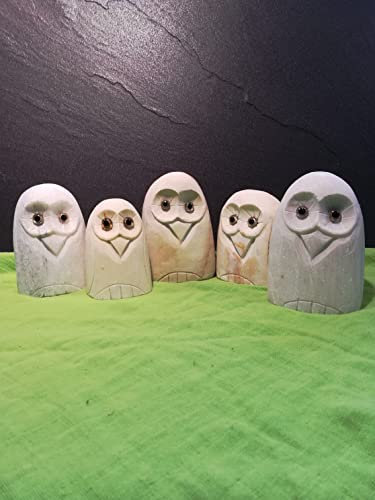 Naturstein Eule aus Marmor ! Haus, Garten, Teich, Tier, Figur, Stein, Wald, Vogel, Deko
