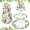 Lopeastar Cupcake-Ständer mit 3 Ebenen, Safari-Dschungel, Babyparty, Geburtstagsparty-Dekorationen, Papp-Cupcake-Halter, Cupcake-Turm für Jungen, wilde Partyzubehör