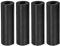 YOKIVE 4 Pcs Magnetic Fireplace Draft Stopper, Fireplace Vent Cover Blocker, Keep Chimney Insulation, Great for Overnight Heat Loss(Black, 40x6)