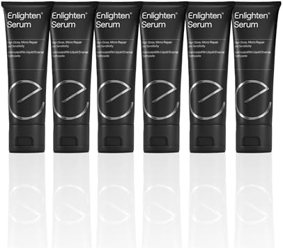 Enlighten Serum - Restorative Toothpaste for Sensitive Teeth, 75 ml - Suitable for Daily Use, Enamel Repair, Vegan Formula with Hydroxyapatite, Protection and Regeneration - 6 Pieces