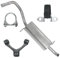 Polmo Schalldämpferset Auspuff Endtopf für Seat Ibiza 4 IV 6J 2010-2017 1.2 TSI