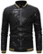 Duohropke Glitzer Jacket Herren Pailletten-Jacke Metallic Nachtclub Bomberjacke 80er Jahre Outfit Herren Mode Casual Baseball Bomber Glänzende Jacke Disco Party Karneval Kostüm